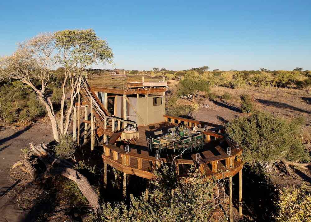 Skybed Treehouse - Khwai Botswana