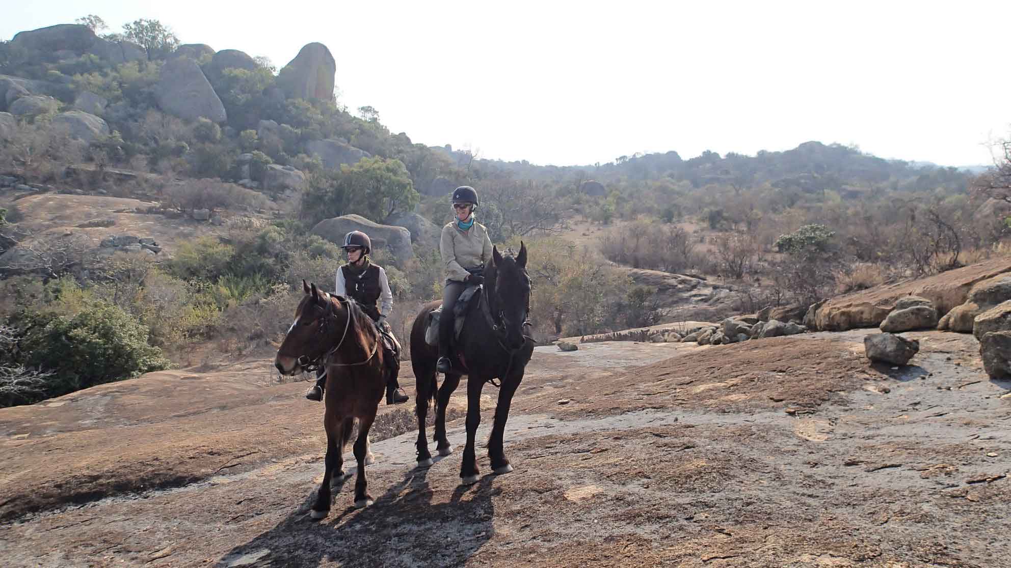 Paardrijd safari Zimbabwe Matobo